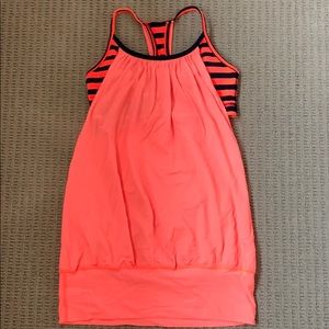 Closet overflowing with Lululemon